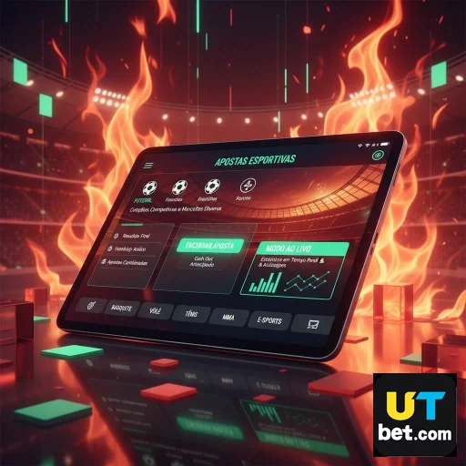 Ilustração de Acesse o app móvel da utbet: praticidade e segurança na palma da sua mão