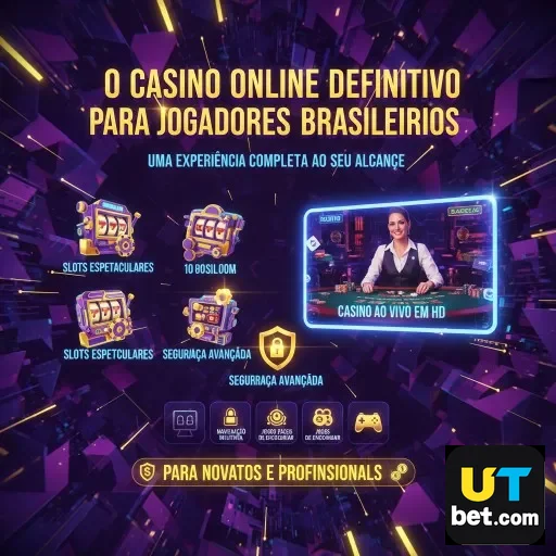 Ilustração de Descubra os Melhores Jogos de Slots e Live Gaming no utbet